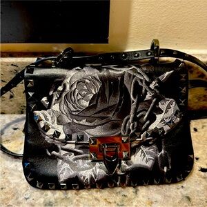 Valentino Garavani X Undercover Rockstud Flip Lock Crossbody Bag